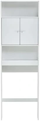 Bellemave Home Over-The-Toilet Storage Cabinet, Bathroom Space Saver, Bathroom Storage Cabinet Organizer,(White) - Image 10