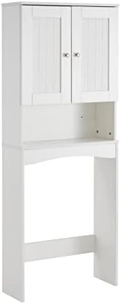 Bellemave Home Over-The-Toilet Storage Cabinet, Bathroom Space Saver, Bathroom Storage Cabinet Organizer,(White) - Image 9