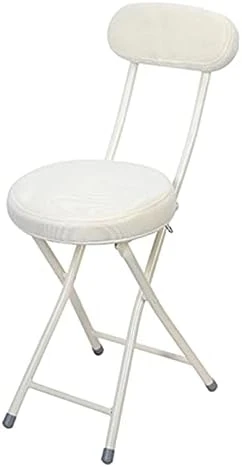 Cushioned Folding Stool, Lightweight Camp Stool, Portable Heavy Duty Collapsible Padded Round Stool, Kitchen Party Office Stool Seat - Image 10