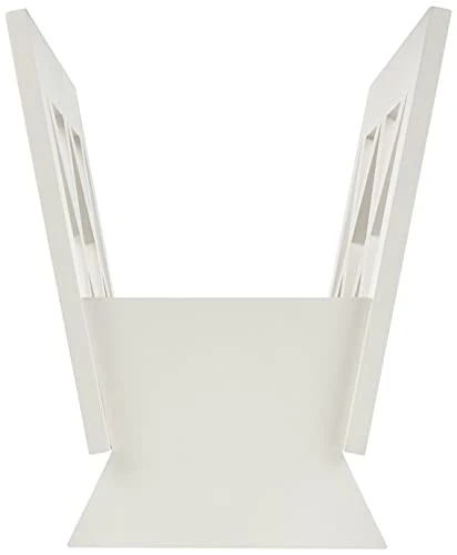 Frenchi Home Furnishing Contemporary Magazine Rack, White - Image 3