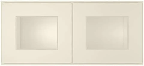 LOVMOR Wall-Mounted Cabinets, Medicine Cabinets With Soft-Close Doors, Decorative Furniture For Living Rooms, Bedrooms, Kitchens, Laundry Rooms (Glass Not Included) - Image 5