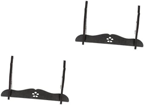 Zerodeko Storage Handicraft Flute Swords Hanger Samurai Holder Katana Rack Table Single Office Wizard Home Wand Wooden Brown Decorative Shelf Collection Organizer 5pcs - Image 13