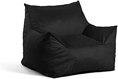 Big Joe Imperial Fufton Foam Filled Bean Bag Sofa With Removable Cover, Gray Union, 5ft Giant - Image 11