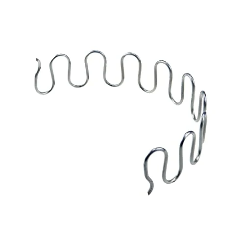 Coshar 3Pcs 16-Inch Sofa Upholstery Spring Replacement, Furniture Recliner Couch Repair Set, Screws And Clips Included - Silver - Image 5