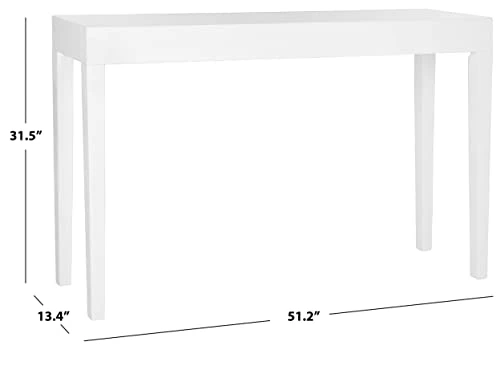 Safavieh Home Collection Mid-Century Scandinavian Kayson White Console Table