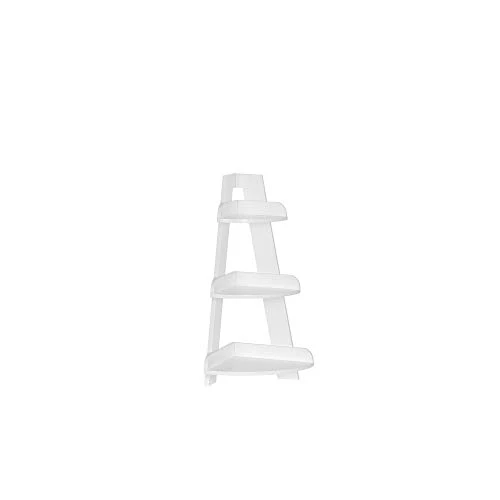 RiverRidge Kids Wall Corner Ladder Shelf, White - Image 3