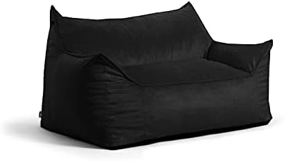 Big Joe Imperial Fufton Foam Filled Bean Bag Sofa With Removable Cover, Gray Union, 5ft Giant - Image 15
