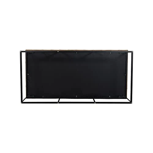 HomePop Home Decor | Large Upholstered Bench | Bench Ottoman With Storage For Living Room & Bedroom | Decorative Home Furniture (Light Brown Faux Leather) - Image 6