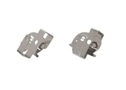 Camco Life Is Better At The Campsite Over-The-Cabinet Hooks | Convenient To Use And Fits 3/4-inch Thick Cabinet Doors | Made Of Stainless Steel | 2-Pack (53382), Silver, Small