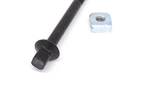 6 1/8 Antique Bed Bolt - Iron Bed Bolt With Square Head - Rope Bed Bolt - Antique Rope Bed Bolt With Square Head β 3/8 Diameter Bed Bolt β Antique Bed Bolt With Square Nut β Bed Bolts - Image 2