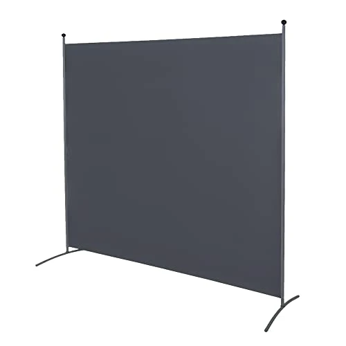 Steel-AID Single-Panel Privacy Room Divider β Folding Partition Privacy Screen For Office, Classroom, Dorm Room, Kids Room, Studio, Conference - 71" X 72" - Easy To Assemble, Freestanding & Foldable