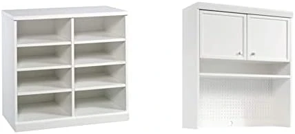 Sauder Craft Pro Series Open Storage Cabinet, White Finish - Image 6