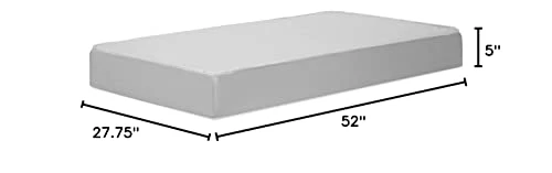 DaVinci Complete Slumber Crib & Toddler Mattress, Firm Support, Lightweight, Waterproof, Greenguard Gold Certified - Image 6