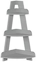 RiverRidge Kids Wall Corner Ladder Shelf, White - Image 6