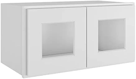 LOVMOR Wall-Mounted Cabinets, Medicine Cabinets With Soft-Close Doors, Decorative Furniture For Living Rooms, Bedrooms, Kitchens, Laundry Rooms (Glass Not Included) - Image 11