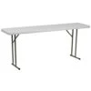 Flash Furniture Kathryn 6-Foot Granite White Plastic Folding Training Table