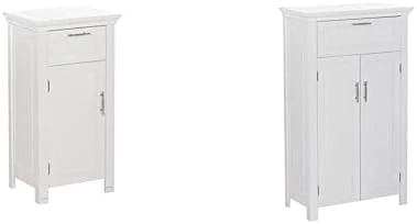 RiverRidge 06-037 Somerset Single Door Floor Storage Cabinet, White - Image 6