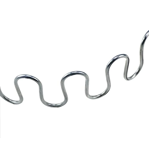 Coshar 3Pcs 16-Inch Sofa Upholstery Spring Replacement, Furniture Recliner Couch Repair Set, Screws And Clips Included - Silver - Image 3