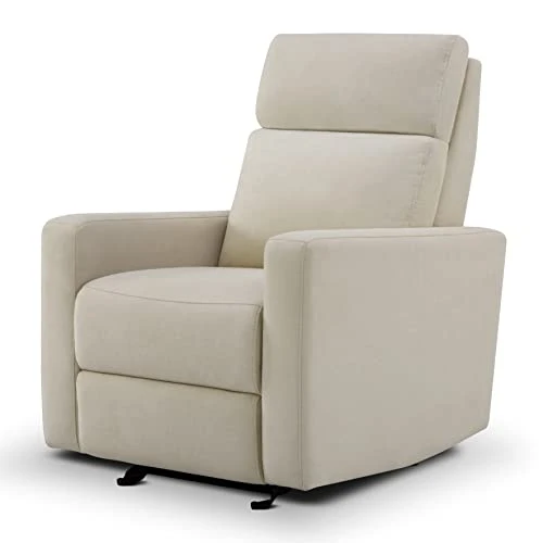 Nurture& The Glider Premium Power Recliner Nursery Glider Chair With Adjustable Head Support | Designed With A Thoughtful Combination Of Function And Comfort | Built-in USB Charger (Ivory) - Image 6