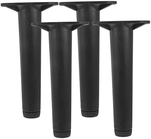 Yardwe 4pcs Bed Support Frame Adjustable Stand Replacement King Size Bed Support Legs Bed Frame Center Support Bed Legs Replacement Bed Frame Legs Bed Center Leg Furniture Holder Black - Image 5