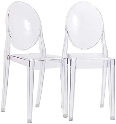 Modway Casper Modern Acrylic Counter Bar Stool In Clear - Fully Assembled - Image 3