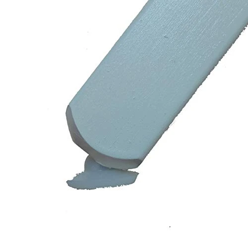 Gold Medal Commercial 18" Table Height White Frame Directors Chair - Navy - Image 4