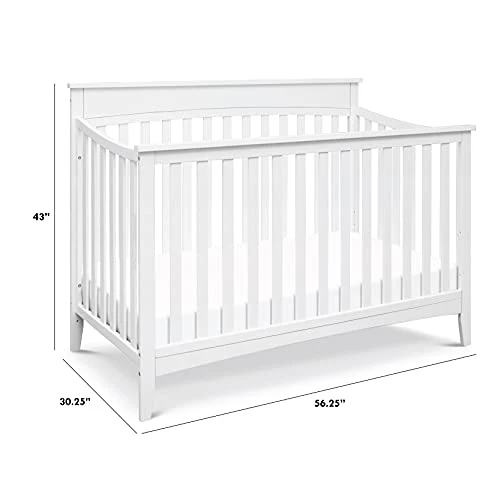 DaVinci Grove 4-in-1 Convertible Crib In White, Greenguard Gold Certified - Image 3