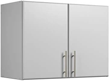 Prepac Elite 2 Door Stackable Wall Mounted Storage Cabinet, 16" D X 32" W X 24" H, White - Image 10