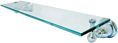 Kingston Brass BA1759SN Heritage Glass Shelf, 18", Brushed Nickel - Image 7