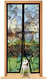 Total Vision Butterfly Pattern - Quick Install Mesh Magnetic Screen 40β X 85.5β - Helps Keep Bugs & Insects Out - Perfect For Single Doors Leading To Your Porch Or Patio - Folds For Easy Storage - Image 8