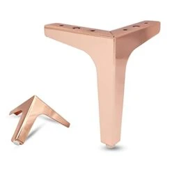 ARCIDO 8Pcs10/13/15/17cm Black Sofa Furniture Furniture Legss For Bed Chair Desk Dresser Bathroom Cabinet Coffee Table Yitaowang (Color : Silver-17cm-8pcs)