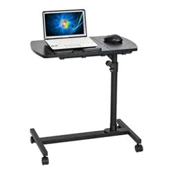 NC Four-Wheel Multifunctional Flat Surface Lifting Computer Desk Black(Arrival In 2-8 Working Days)