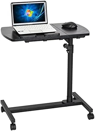 NC Four-Wheel Multifunctional Flat Surface Lifting Computer Desk Black(Arrival In 2-8 Working Days) - Image 4