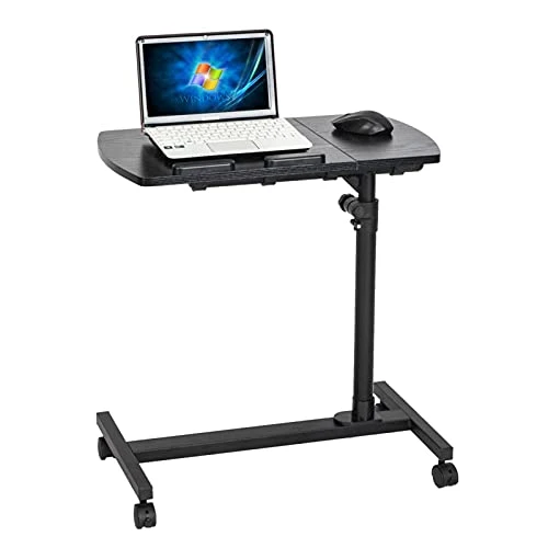 NC Four-Wheel Multifunctional Flat Surface Lifting Computer Desk Black(Arrival In 2-8 Working Days)