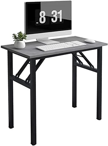 DlandHome 47 Inches Folding Table Computer Desk Portable ActivityTable Conference Table Home Office Desk, Fully Assembled Teak DND-ND5-120TB1 - Image 14