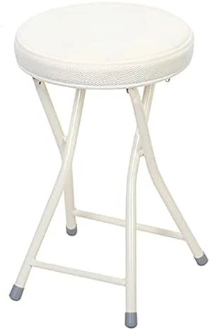Cushioned Folding Stool, Lightweight Camp Stool, Portable Heavy Duty Collapsible Padded Round Stool, Kitchen Party Office Stool Seat - Image 12
