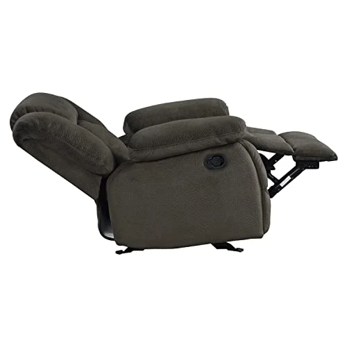 Lexicon Neuport Manual Glider Reclining Chair, Chocolate - Image 6