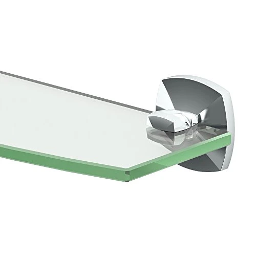 Gatco 4146 Jewel Glass Shelf, Chrome