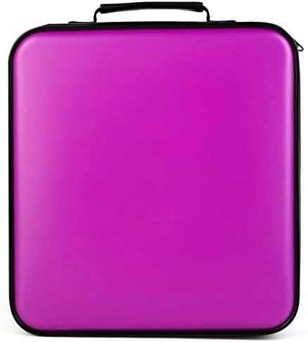 TIMCORR CD Case DVD Storage Case: 432 Capacity Hard Plastic DVD Case Holder Organizer Portable CD Wallet Binder Disc Holder Folder Blu Ray Album Sleeves For Car Home Travel | Audio Music (Black) - Image 5