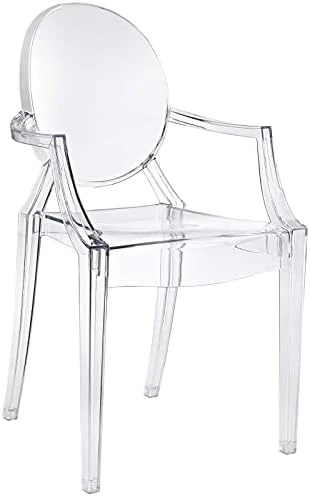 Modway Casper Modern Acrylic Counter Bar Stool In Clear - Fully Assembled - Image 5
