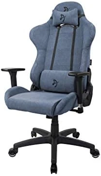 Arozzi Torretta Premium Soft Fabric Ergonomic Computer Gaming Chair Office Chair With Advanced Seat Mechanism 3D Armrests High Backrest Recliner Swivel Tilt Rocker 2 Soft Support Pillows - Ash - Image 3