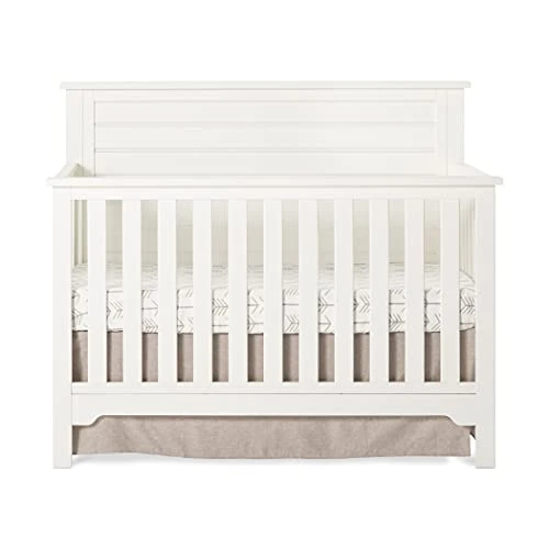 Child Craft Farmhouse Flat Top 4-in-1 Convertible Crib (Brushed Cotton) - Image 4