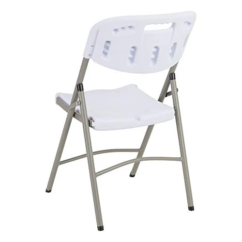 Norwood Commercial Furniture Heavy-Duty Indoor/Outdoor Blow-Molded Folding Chair, White (Pack Of 4) (NOR-REI1051-WH-SO) - Image 2