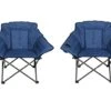 Zenithen Limited Guidesman Padded Folding Chair (Blue, Pack Of 2)