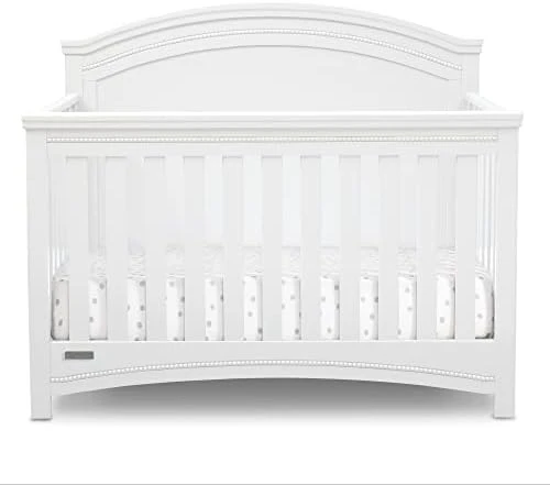 Delta Children Simmons Kids SlumberTime Emma Convertible Crib N More, Grey - Image 7