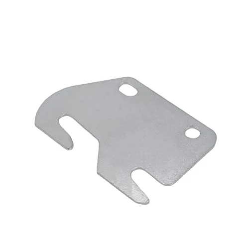 FarBoat 4Pcs Bed Rail Bracket Iron Plates 2 Hooks With Positioning Pegs Heavy Duty For Bed Frames Headboard Footboard (3.3 X 2.3 Inches) - Image 3