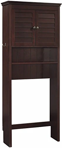 Crosley Furniture Lydia Space Saver Bathroom Cabinet, Espresso