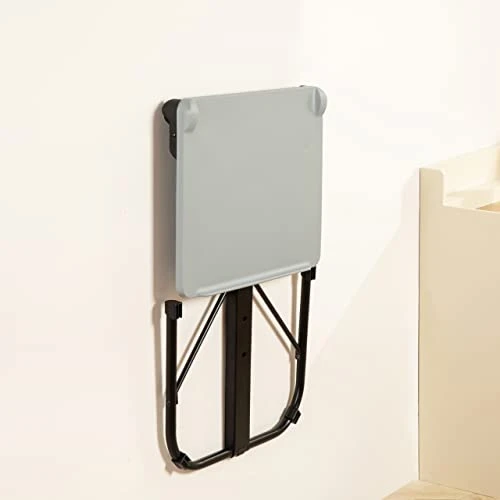 Maarch Folding TV Tray Table, Adjustable TV Dinner Table, Foldable Tray Table For Eating And Laptops, Wall Mountable, Grey - Image 4