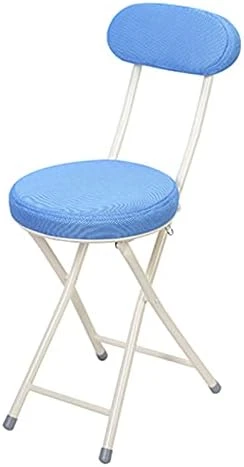 Cushioned Folding Stool, Lightweight Camp Stool, Portable Heavy Duty Collapsible Padded Round Stool, Kitchen Party Office Stool Seat - Image 9