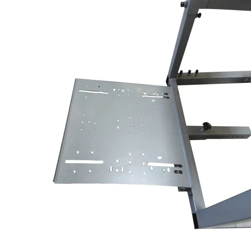 GTR Simulator GTA Model Silver Frame With Adjustable Black Red Leatherette Racing Seat Racing Driving Gaming Simulator Cockpit Chair - Image 4